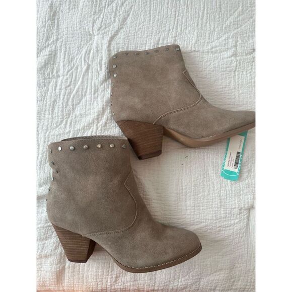 Splendid Women's Esmae Ankle Boots in Taupe NEW - Picture 3 of 10